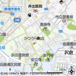 千葉県勝浦市勝浦55周辺の地図