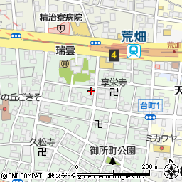 愛知県名古屋市昭和区御器所3丁目8-7周辺の地図