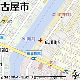 珈琲元年中川本店周辺の地図