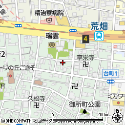 愛知県名古屋市昭和区御器所3丁目8-3周辺の地図