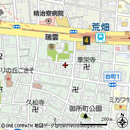 愛知県名古屋市昭和区御器所3丁目8-4周辺の地図
