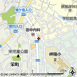 神奈川新聞　三崎販売所周辺の地図
