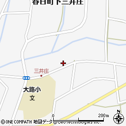 兵庫県丹波市春日町下三井庄1109-2周辺の地図