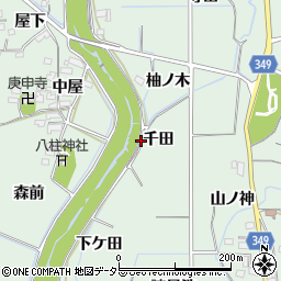 愛知県豊田市舞木町千田周辺の地図