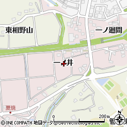 愛知県日進市岩藤町一ノ井周辺の地図
