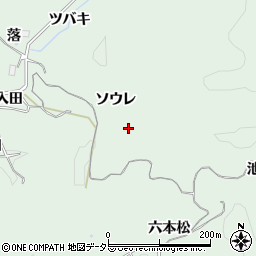 愛知県豊田市大塚町ソウレ周辺の地図