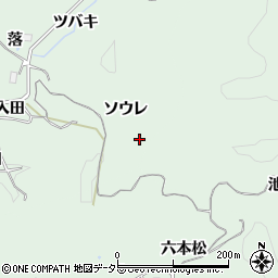 愛知県豊田市大塚町（ソウレ）周辺の地図