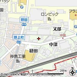 愛知県名古屋市中村区野田町経田54周辺の地図