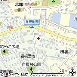 愛知県日進市岩崎町岩根95周辺の地図