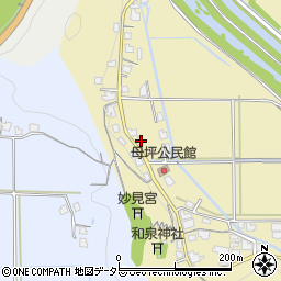 兵庫県丹波市柏原町母坪174周辺の地図