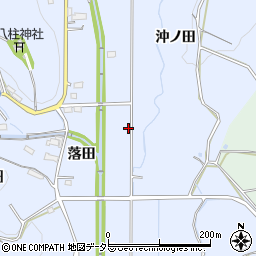 愛知県豊田市乙部町落田16周辺の地図