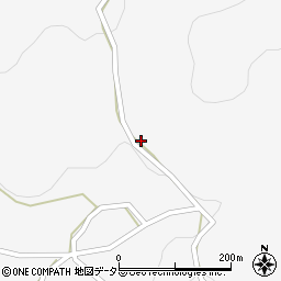 愛知県北設楽郡設楽町東納庫横山周辺の地図