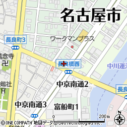 十六銀行中川支店周辺の地図