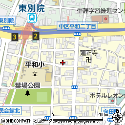 シャトレ東別院周辺の地図