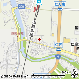 島根県大田市仁摩町仁万栄周辺の地図