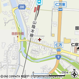 島根県大田市仁摩町仁万（栄）周辺の地図