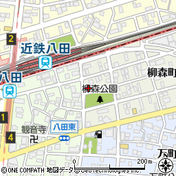 タイムズ八田駅南駐車場周辺の地図