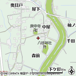 愛知県豊田市舞木町修理田周辺の地図