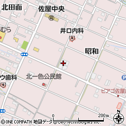 愛知県愛西市北一色町昭和297周辺の地図