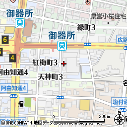 御器所市街地住宅周辺の地図