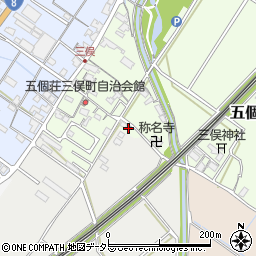 滋賀県東近江市五個荘三俣町334周辺の地図
