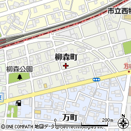 東屋ガラス周辺の地図