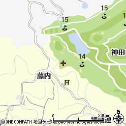 愛知県豊田市芳友町藤内周辺の地図