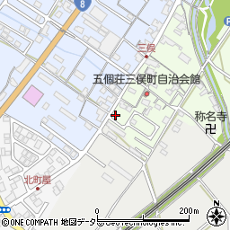 滋賀県東近江市五個荘三俣町314周辺の地図