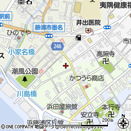 千葉県勝浦市勝浦78周辺の地図