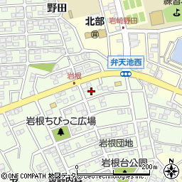 愛知県日進市岩崎町岩根104周辺の地図
