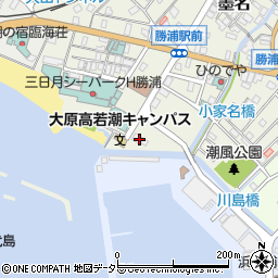 勝浦水産事務所周辺の地図