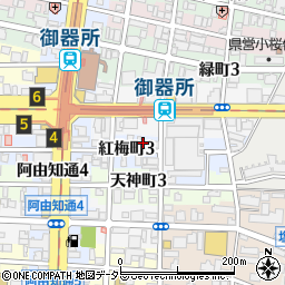 愛知県名古屋市昭和区紅梅町3丁目9周辺の地図
