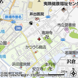 千葉県勝浦市勝浦64周辺の地図