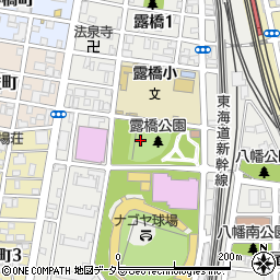 愛知県名古屋市中川区露橋周辺の地図