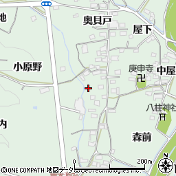 愛知県豊田市舞木町小原野周辺の地図