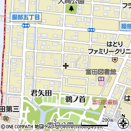 愛知県名古屋市中川区服部3丁目806周辺の地図
