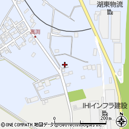 滋賀県東近江市五個荘小幡町68周辺の地図