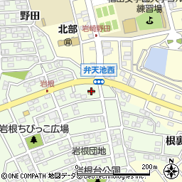 ファミリーマート日進岩崎店周辺の地図