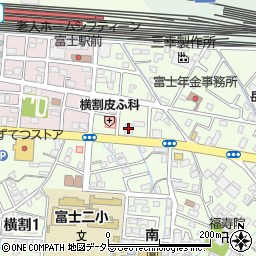 しずおか焼津信用金庫富士支店周辺の地図