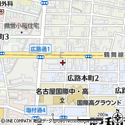 愛知県名古屋市昭和区広路通1丁目22周辺の地図