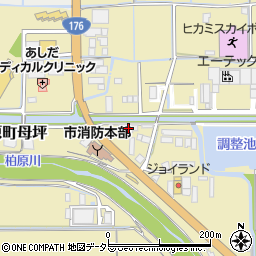 兵庫県丹波市柏原町母坪376周辺の地図