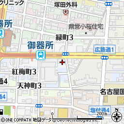 明光義塾御器所教室周辺の地図