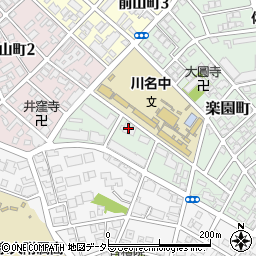 愛知県名古屋市昭和区楽園町146周辺の地図