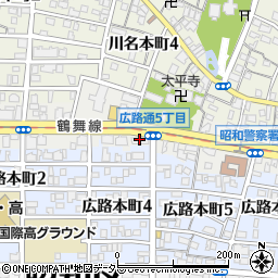 極真会館中部総本部長谷川道場　総合案内周辺の地図