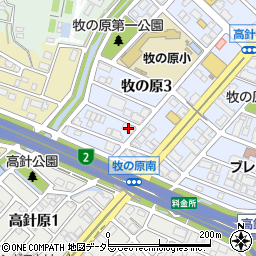 愛知県名古屋市名東区牧の原3丁目1007周辺の地図