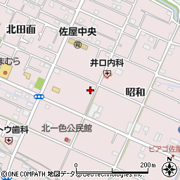愛知県愛西市北一色町昭和272周辺の地図