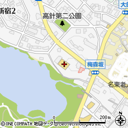 マツモトキヨシ名東新宿店周辺の地図