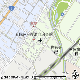 滋賀県東近江市五個荘三俣町287周辺の地図
