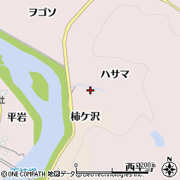 愛知県豊田市東広瀬町ハサマ周辺の地図