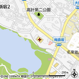 マツモトキヨシ名東新宿店周辺の地図